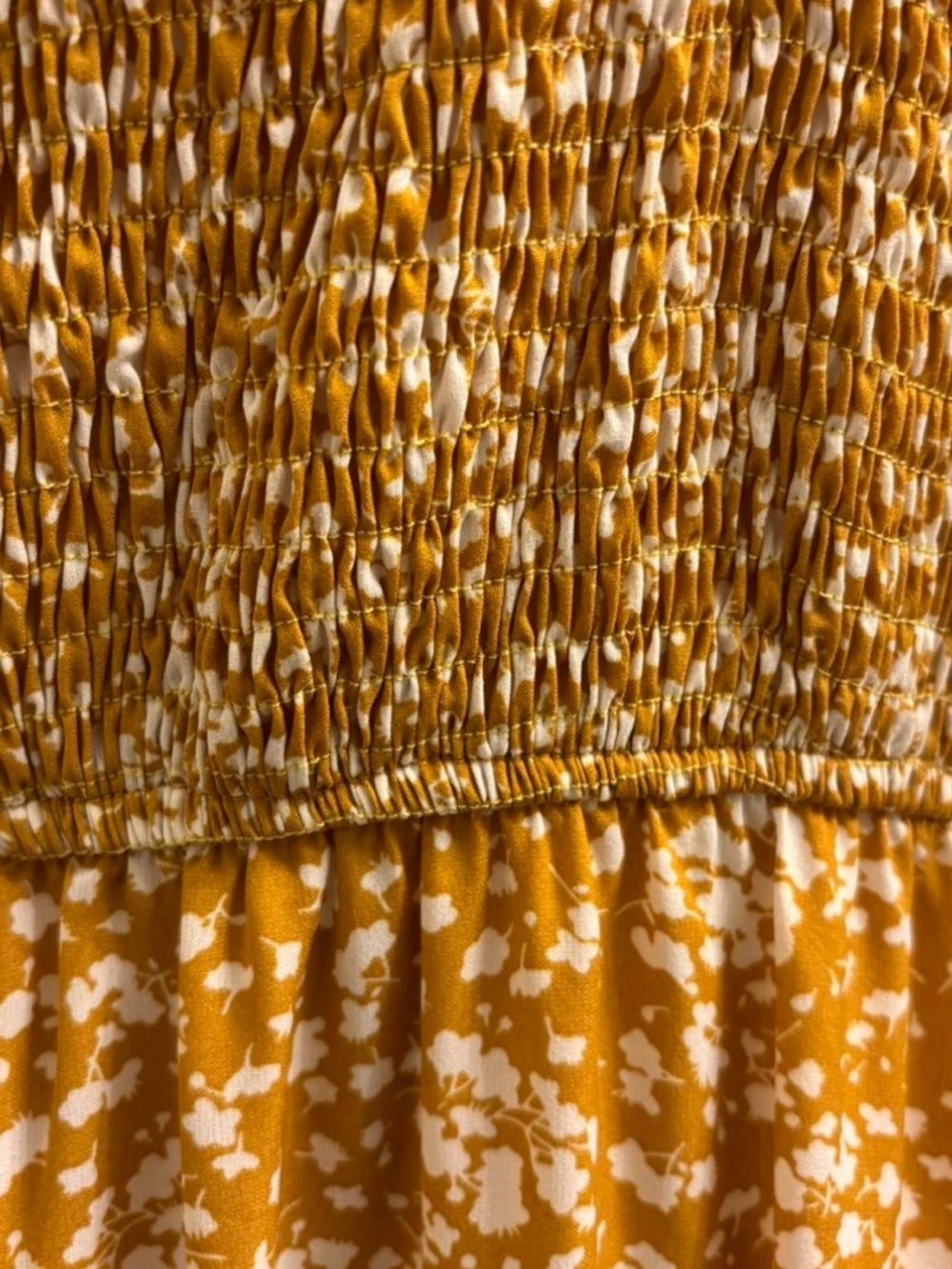 Hayden Mustard Floral Square-Neck Maxi Dress - Picture 4 of 6